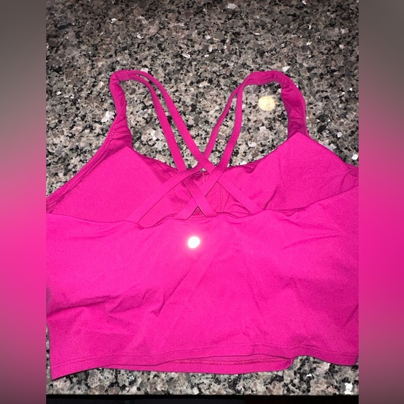 CRZ YOGA Womens Butterluxe Strappy Longline Sports Bra - Picture 4 of 4